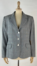 Blazer monopetto in principe di galles BURBERRY