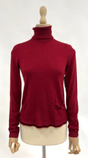 Dolcevita bordeaux misto cashmere lana CHRISTIAN DIOR BOUTIQUE