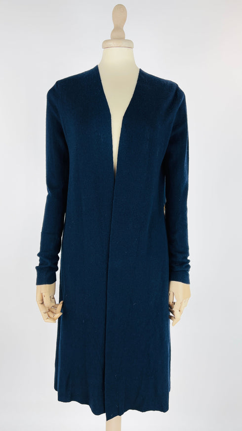 Cardigan lungo con inseerto