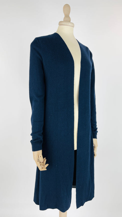 Cardigan lungo con inseerto