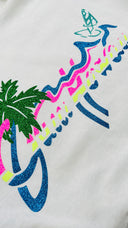 Canotta smanicata con stampa tropicale GUCCI