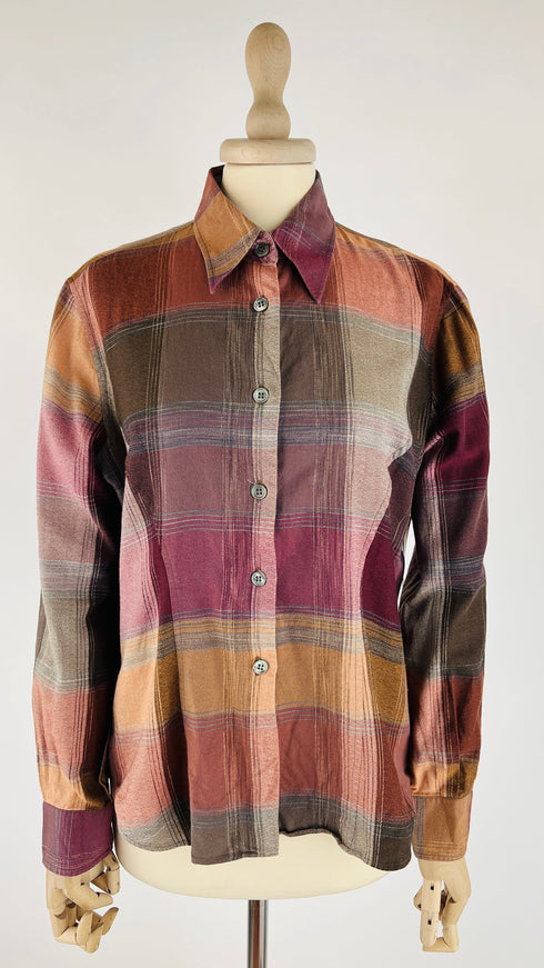 Camicia in cotone tartan