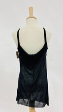 Top drappeggiato nero Rick Owens LILIES