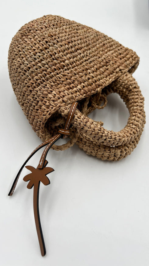 Borsa mini in raffia