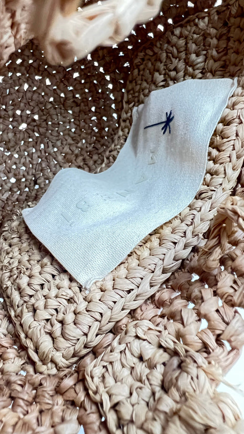 Borsa mini in raffia