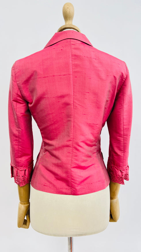 Blazer in shantung