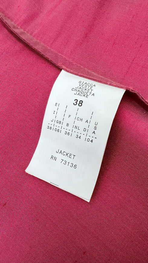 Blazer in shantung