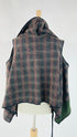 Gilet tartan verde