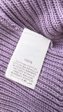 Maglia a coste lilla Brunello cucinelli