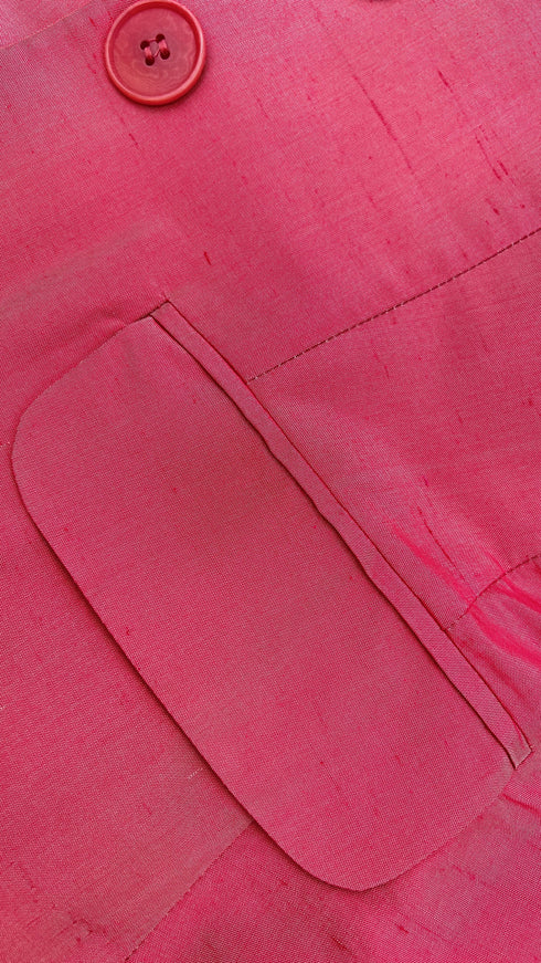 Blazer in shantung
