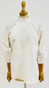Camicia abbottonatura asimmetrica