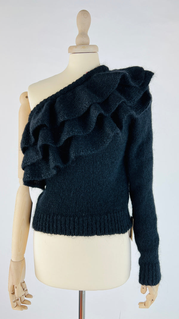 Top monospalla in maglia