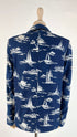Blazer cotone motivo tropicale