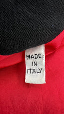 Giacca corta rossa con inserti neri MOSCHINO COUTURE