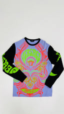 Maglia stampa multicolor Versace