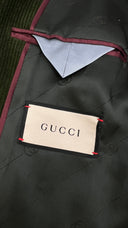Blazer a coste verde GUCCI