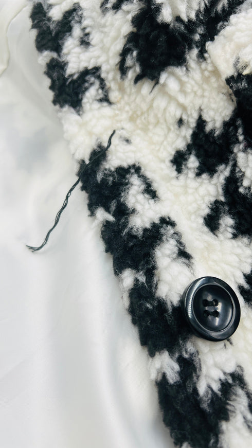 Cappotto oversized pied de poule