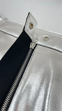Gonna midi color argento Golden Goose