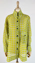 Camicia tartan collo over