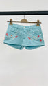 Shorts ricamo fiori