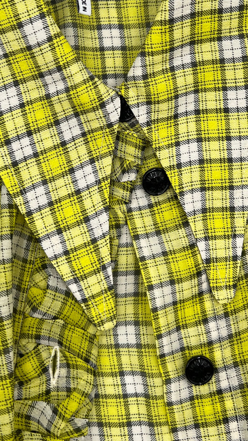 Camicia tartan collo over