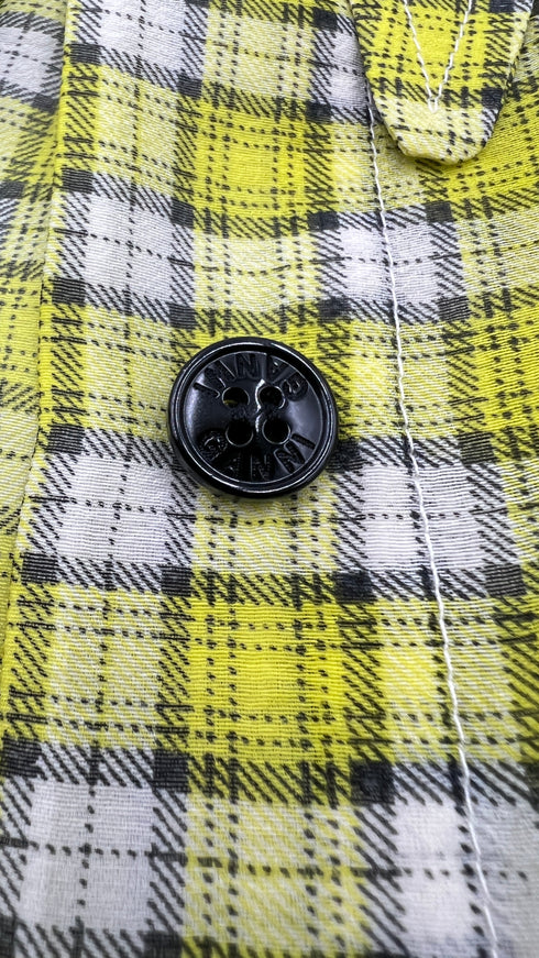 Camicia tartan collo over