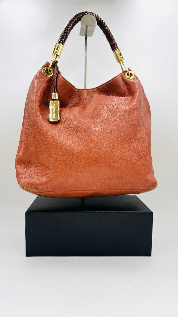 Borsa con manico intrecciato