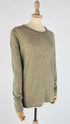 T-shirt righe cotone-lino