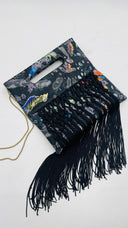 Borsa a fantasia con frange GIORGIO ARMANI