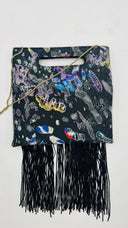 Borsa a fantasia con frange GIORGIO ARMANI