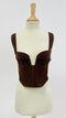 Top bustier impunture rosa