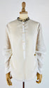 Camicia bianca cotone-seta