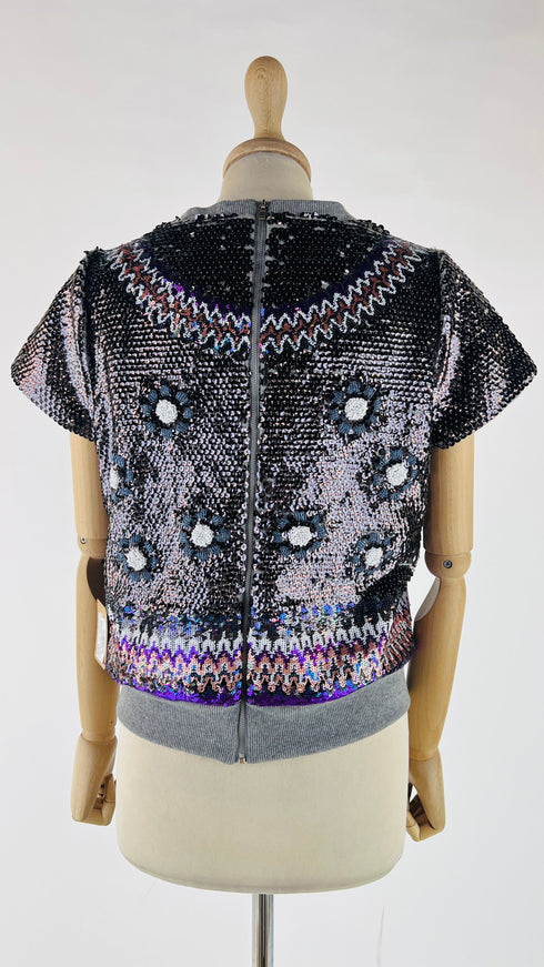 Felpa con paillettes