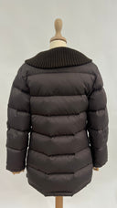 Piumino corto marrone Moncler