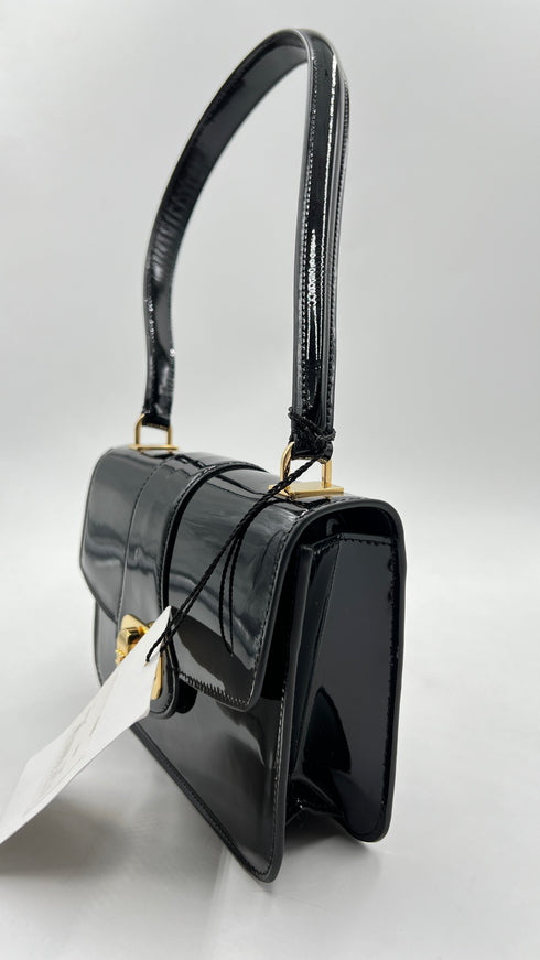 Borsa "Josephine" in vernice nera