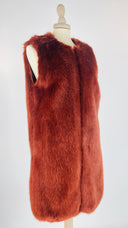 Gilet lungo ecopelliccia Intropia
