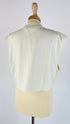 Smanicato cropped cotone