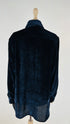 Camicia blu a costine