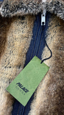 Bomber denim e pelliccia GUCCI Palace