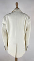 Blazer in pelle bianco