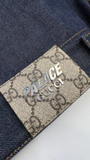 Bomber denim e pelliccia GUCCI Palace