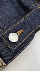 Bomber denim e pelliccia GUCCI Palace