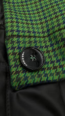 Giacca pie de poule verde Attic & Barn