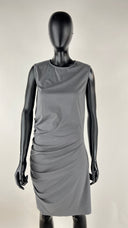 Abito midi con arriccio Amina Muaddi x Wolford