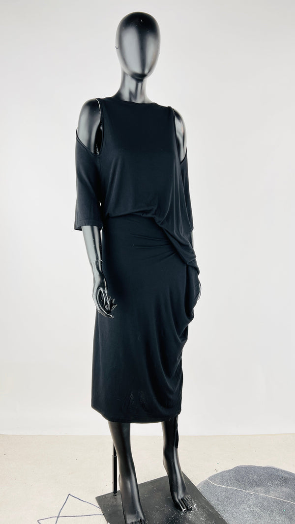 Abito midi cut-out