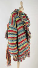 Cardigan aperto con frange ALANUI