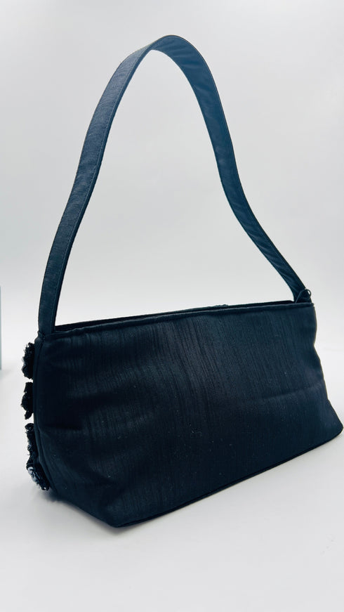 Borsa fiori e paillettes