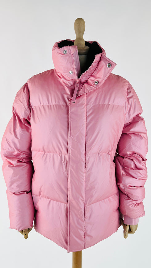 Piumino waterproof rosa