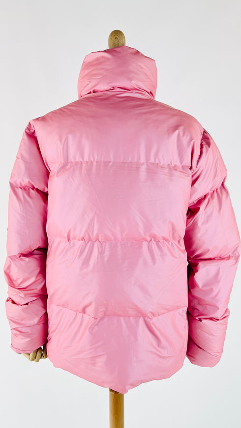 Piumino waterproof rosa