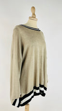 Maxipull in lino Brunello cucinelli